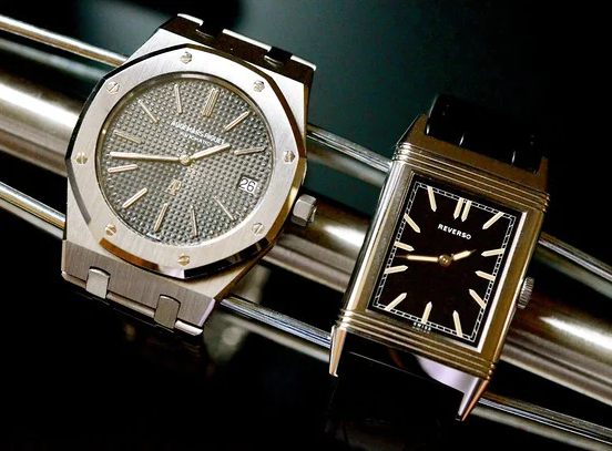 Two Ultra-Thin Watches, Side-by-Side replica watches