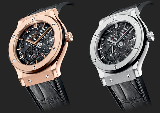 The fake Hublot Classic Fusion Extra-Thin Skeleton: Yes, “Hublot” And “Extra-Thin” Are In Same Sentence