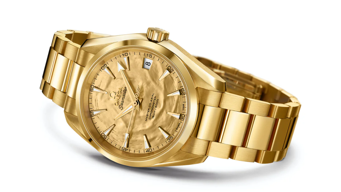 Christie’s Auctions Gold fake Omega Seamaster Aqua Terra Piece Unique To Celebrate 50 Years Of Goldfinger
